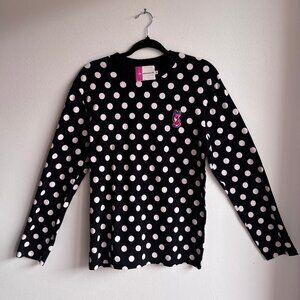 SzM Maison Kitsuné Unisex ACIDE Polka Dot Long Sleeve Shirt - Limited Edition